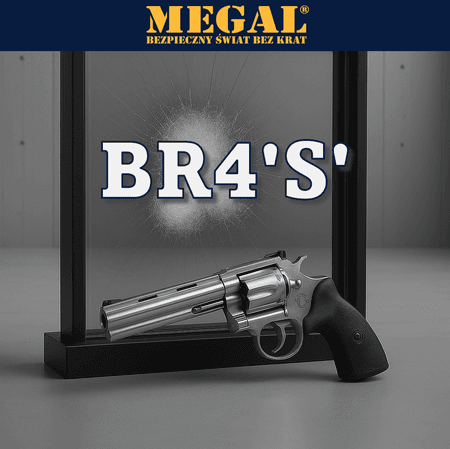 Bulletproof glass class BR4