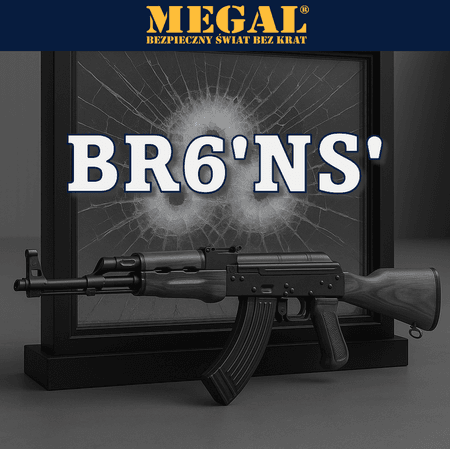 Bulletproof glass class BR6 