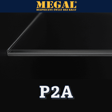 P2A class anti-burglary glass, ~8 mm thickness